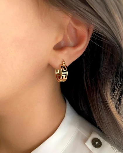 گوشواره حلقه‌ای ورساچه ژوپینگ