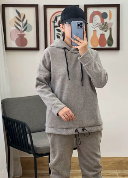 ست هودی و شلوار روناک کد 3165