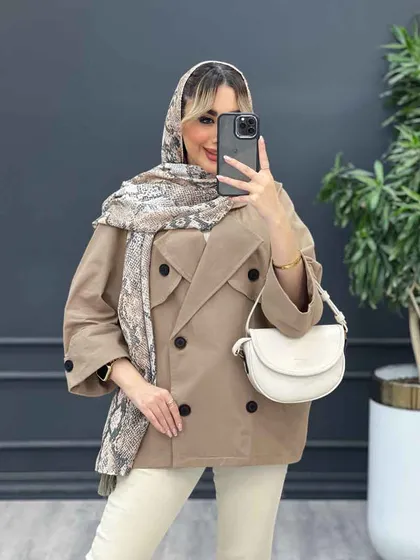 مانتو ژیله دکمه دار