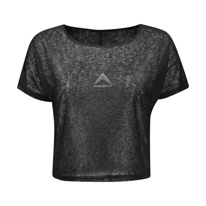 کراپ تیشرت آستین کوتاه زنانه رادیس فیت مدل CR001