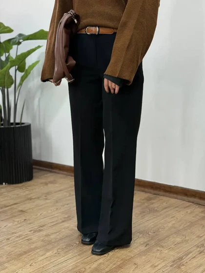 شلوار دمپا مشکی الا (پیش فروش)