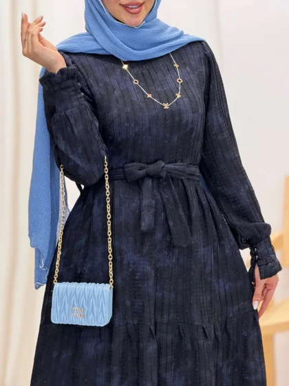 4261-پیراهن بلند گلاب