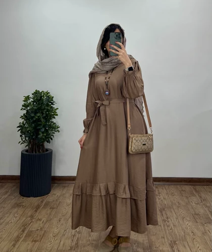 پیراهن مانتویی بلند دل آرا 7(ایراد دار)