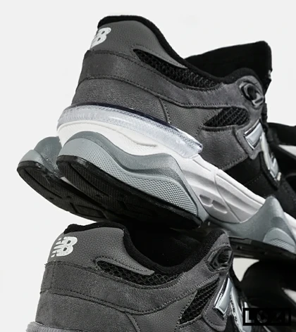کفش کتانی مردانه و زنانه مشکی طوسی NEW BALANCE 9060