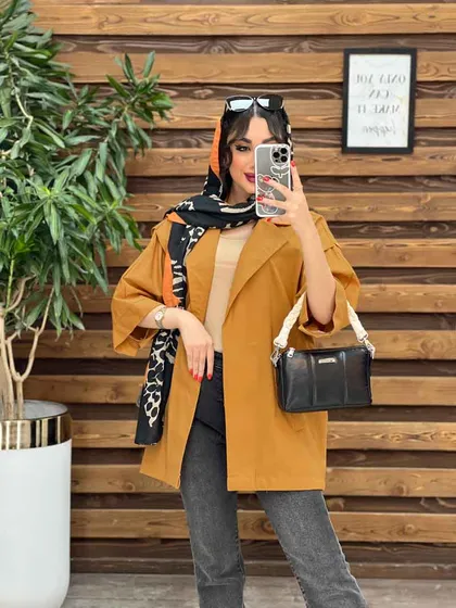 مانتو لینن پانچ پایین گت