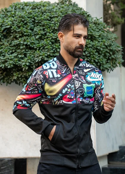 سویشرت نایک رنگی مردانه مدل L62