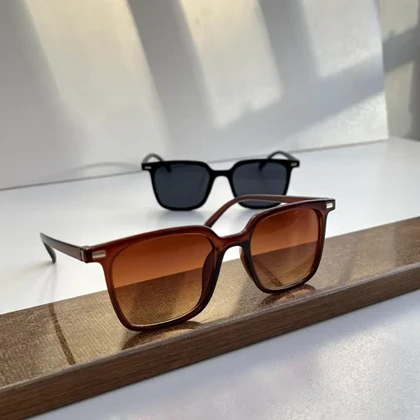 عینک آفتابی مردانه و زنانه uv400 همراه با کاور و دستمال اشانتیون