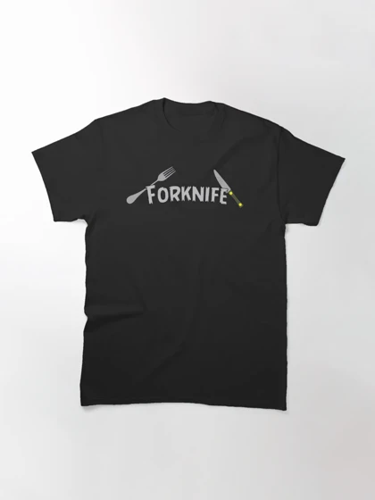 تیشرت با طرح Forknife کد 13511