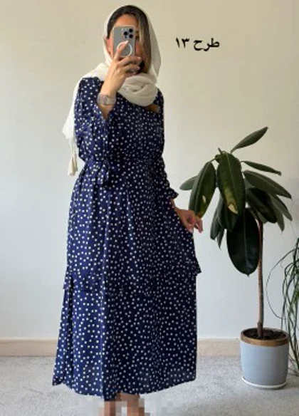 پیراهن مانتویی نارین