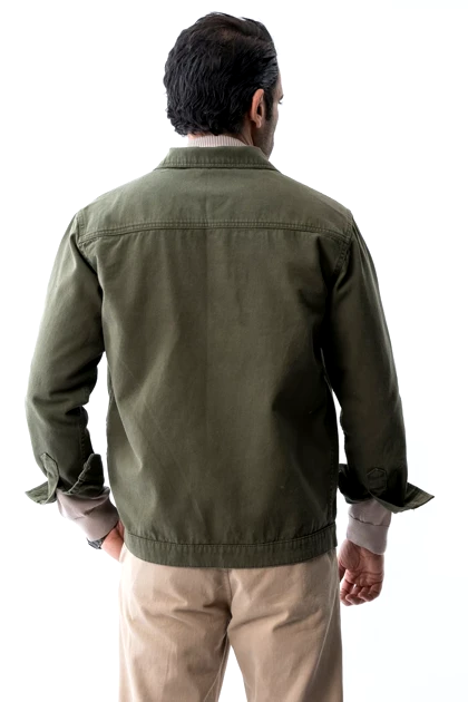 کت کتان چهار جیب مردانه