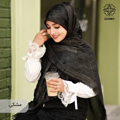 روسری نخ ابریشم یکتا گل