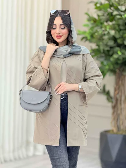 مانتو برش‌دار بغل چاک