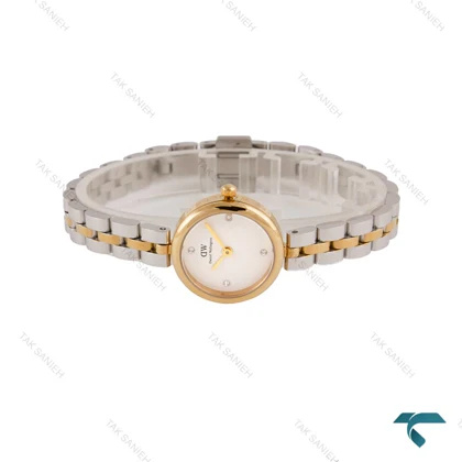 ساعت دنیل ولینگتون ELAN زنانه دو رنگ طلایی صفحه سفید DW-6823-L