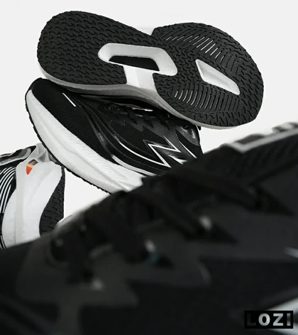 کفش کتانی مردانه و زنانه مشکی طوسی GENERIC All Run مدل 7207