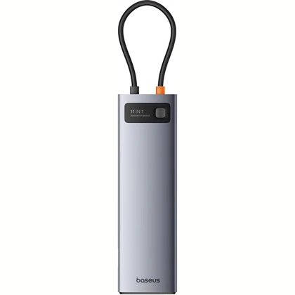 هاب تایپ سی 11 پورت باسئوس Baseus مدل BS-OH147 توان 100 وات
