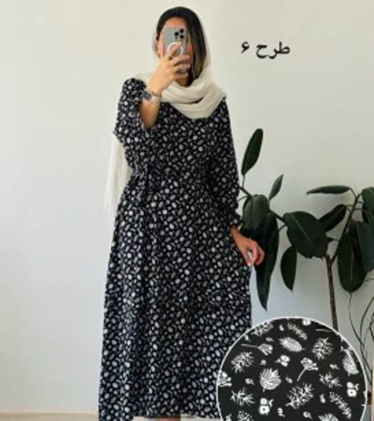 پیراهن مانتویی نارین 5