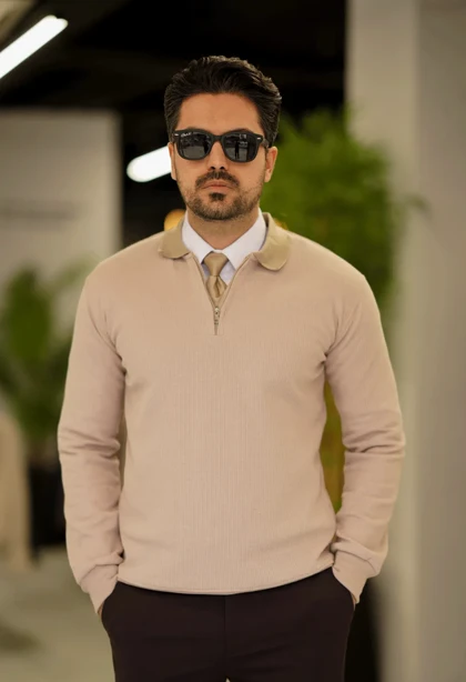 سلانیک نیم زیپ میله ای