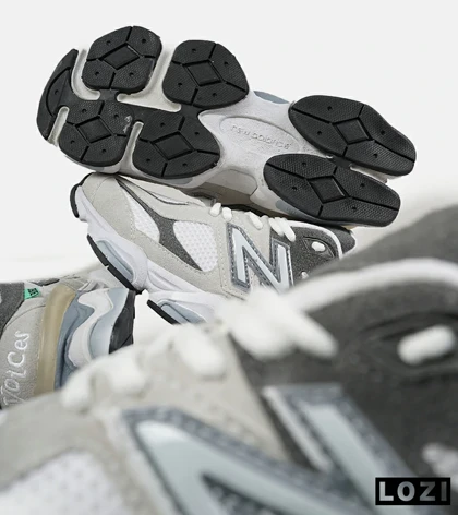 کفش کتانی مردانه و زنانه طوسی خاکستری NEW BALANCE 9060 مدل 7306