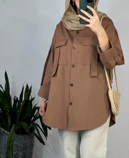 مانتو کتان کاغذی پندار