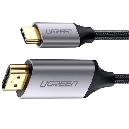 کابل تبدیل تایپ‌سی به HDMI یک و نیم متری یوگرین ugreen MM142 50570
