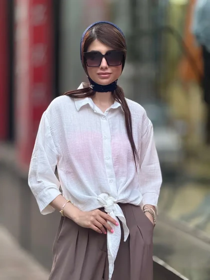 شومیز گره‌ایی پریا