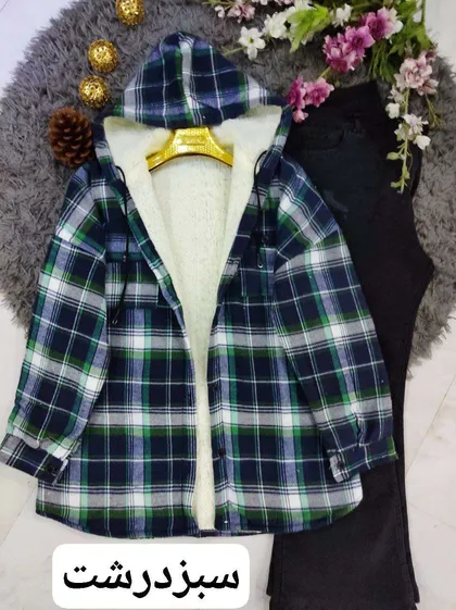 شکت کلاه دار ضخیم گلاویژ-چهارخانه درشت