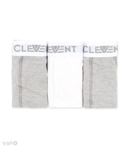 پک شورت مردانه اسلیپ نخی کش از رو Clevent کلونت کد 2108 - بسته 3 عددی