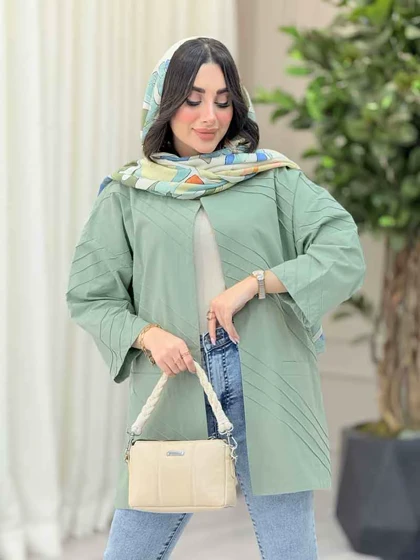 مانتو برش‌دار بغل چاک