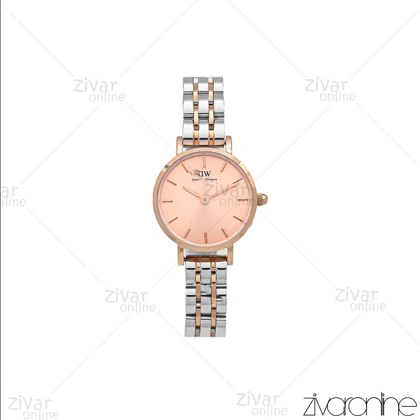 ساعت دنیل ولینگتون زنانه صفحه رزگلد خطی اسمال 106248