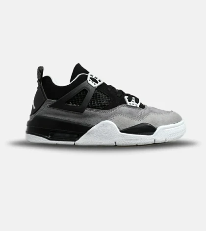 کتانی ساق‌دار مردانه مشکی طوسی Nike air jordan 4