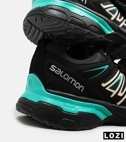 کفش کتانی مردانه و زنانه مشکی کرم آبی سالومون Salomon X ULTRA