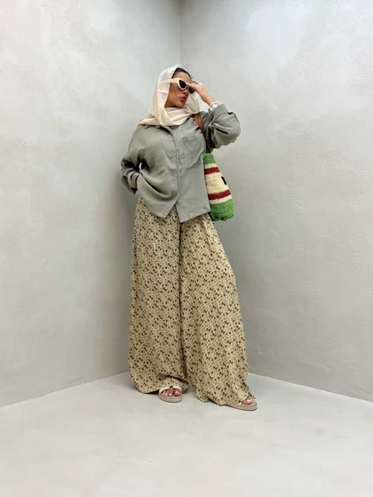 شومیز وال 2 جیب