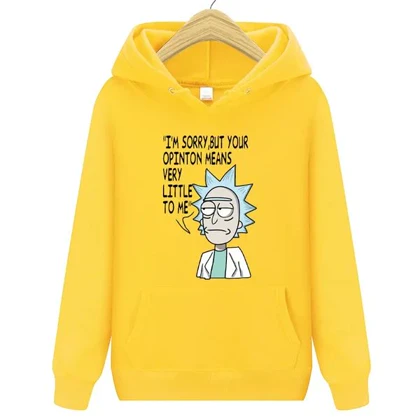 هودی طرح ریک و مورتی | I'M Sorry But Your Meinung hoodie کد 259820