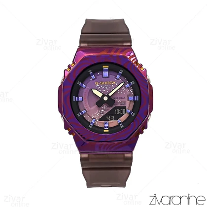 ساعت جی شاک GM-S2100 زنانه چند موتوره بنفش 106382