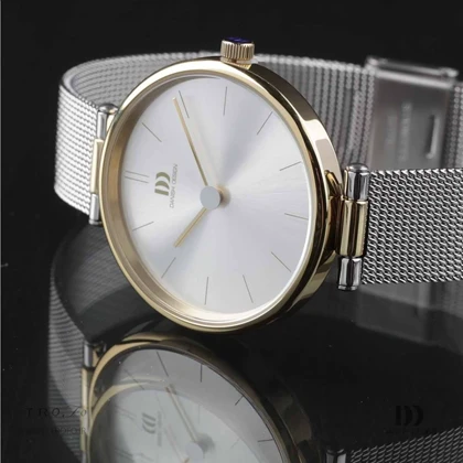 ساعت مچی عقربه ای زنانه دنیش دیزاین (Danish design) مدل IV65Q1269 Rosalyn Two-Tone Gold Mesh
