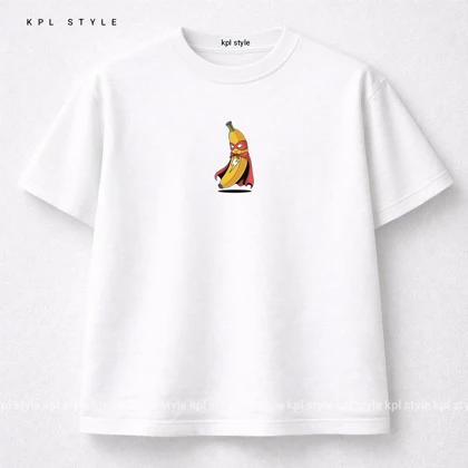 تیشرت باکسی 100٪ پنبه با چاپ مینیمال | کد 1341