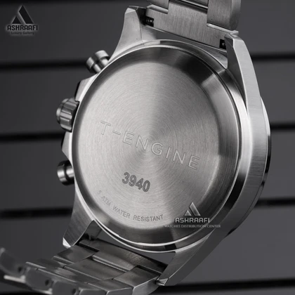 ساعت تی انجین درام کورنو T-Engine Drum Chrono 3940-SR
