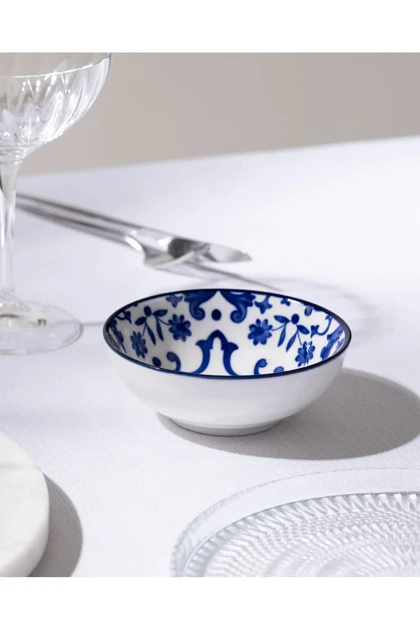 کاسه Madame Coco مدل Reve Bleu Ellis Bone China - سفید