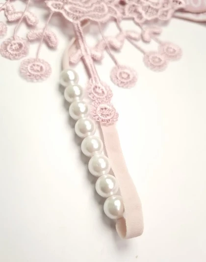 شورت لامبادا اسپرت گیپوری مرواریددار