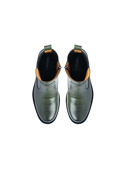 نیم بوت چرم زنانه مدل آیسن سیگنچر