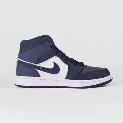 کتانی مستر مدل NIKE air jordan سفید سرمه ای کد 0001