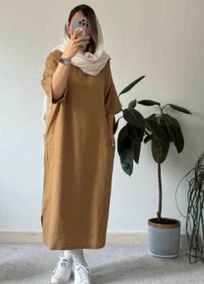 مانتو کفتان لینن مهتاب