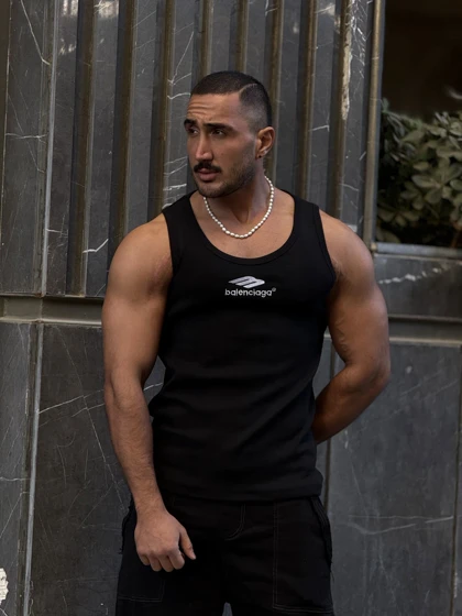 رکابی تنک تاپ BALENCIAGA کوپ آیسان اسلامی مشکی