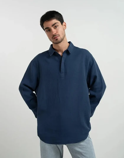 آستین بلند نخی نیم قاپک