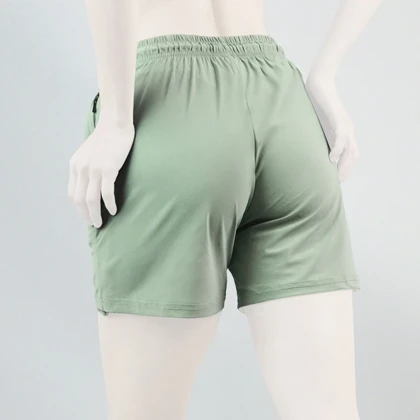 شلوارک ورزشی زنانه نایک مدل 4k0953 سبز آدامسی