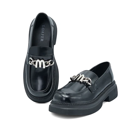 کفش کالج زنانه مدل Flat shoes - 0262_ Black