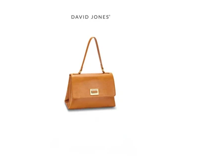 کیف دستی زنانه چرم مصنوعی دسته دار دیوید جونز DAVIDJONES