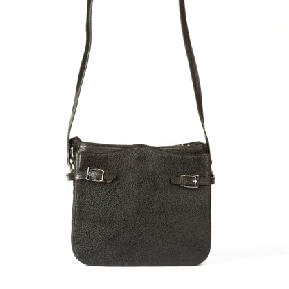 کیف دوشی سگک دار چرم طبیعی