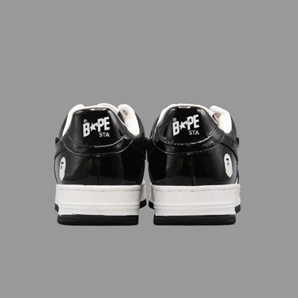 بیپ استا مشکی سفید Bape STA Black White