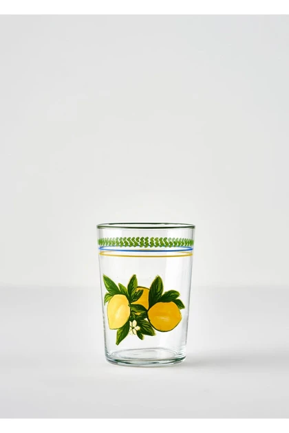 لیوان نوشیدنی 4 تکه Bella Maison مدل Lemoncello چینی - زرد